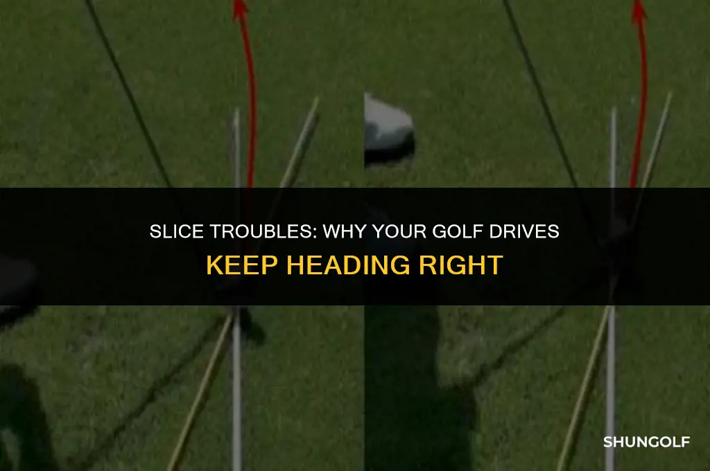 why are my golf drives going right