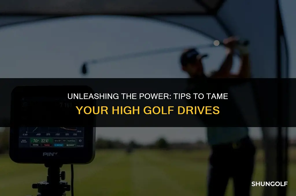 why are my golf drives so high