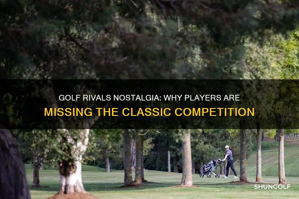 why are people missing golf rivals