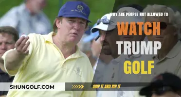 Trump's Golf Outings: Why Spectators Are Kept at a Distance