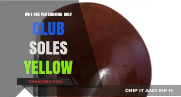 Why Persimmon Golf Club Soles Turn Yellow: Uncovering the Mystery