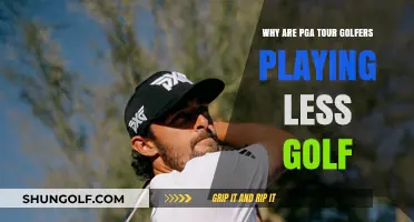 Exploring the Reasons Behind PGA Tour Golfers' Reduced Playtime