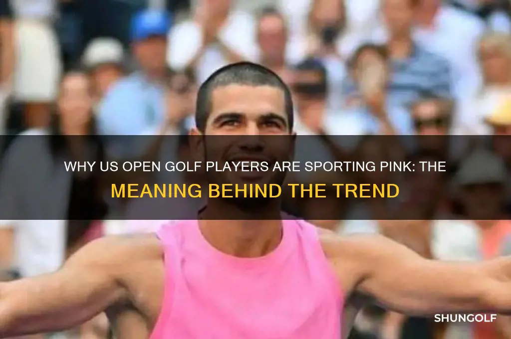 why are players wearing pink at the us open golf