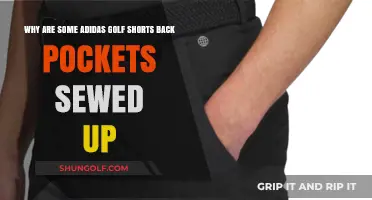 Why Some Adidas Golf Shorts Have Sewn-Up Back Pockets