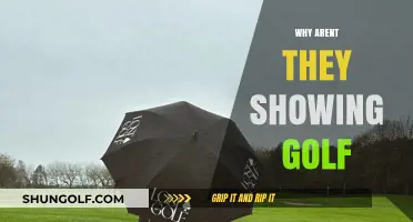 Missing Golf Coverage: Why TV Networks Aren't Showing the Sport