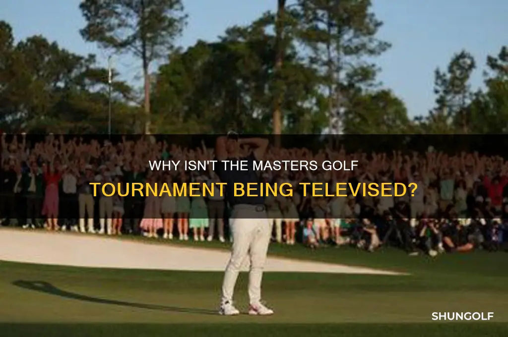why arent they showing the masters golf