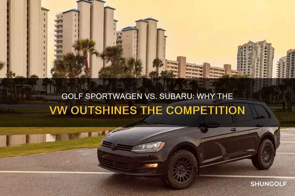 why buy golf sportwagen over subaru