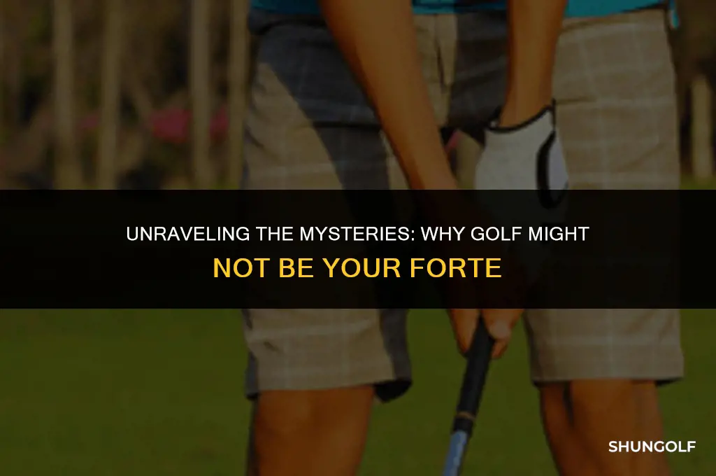 why can t i play golf