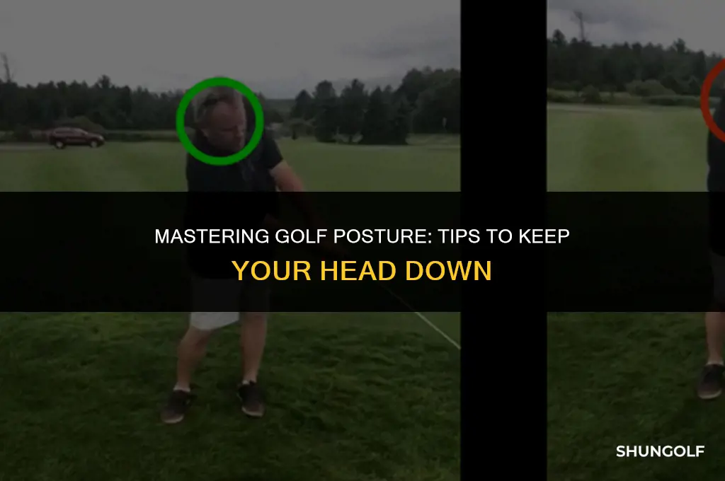 why cant i keep my head down when playing golf