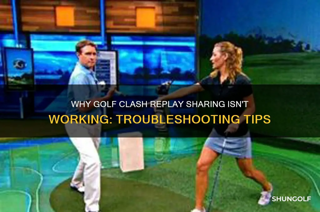 why cant i share replays on golf clash