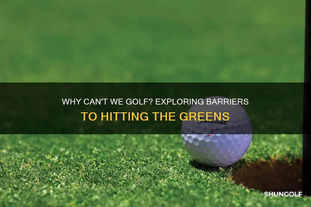 why cant we golf