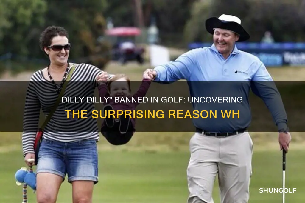 why cant you say dilly dilly in golf