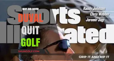 Why David Duval Quit Golf: Unraveling His Sudden Departure