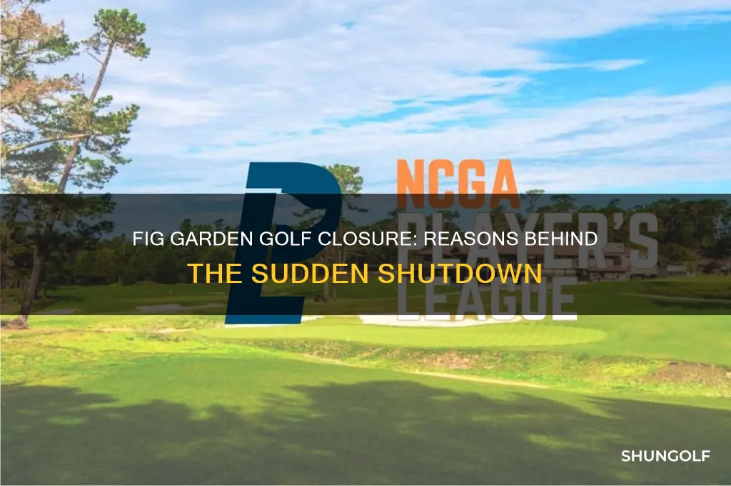 why did fig garden golf close