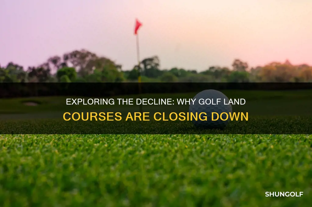 why did golf land cose