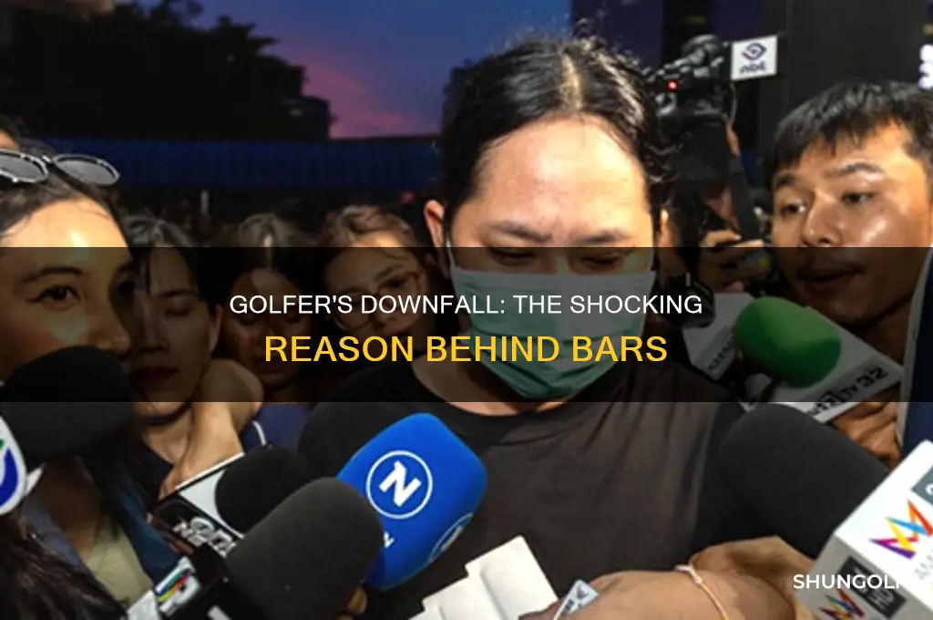 why did golfer go to jail