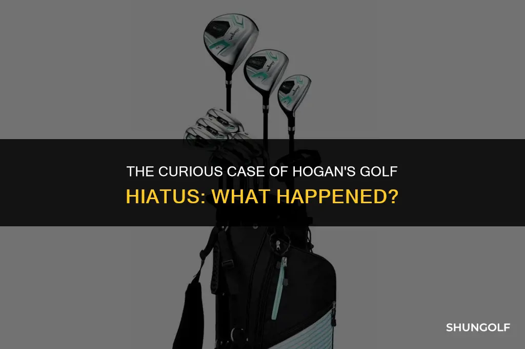 why did hogan stop playing golf