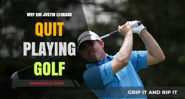Unveiling the Reasons Behind Justin Leonard's Golf Exit