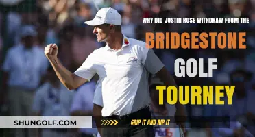 Justin Rose Withdraws from Bridgestone Golf Tourney: Reasons Explained