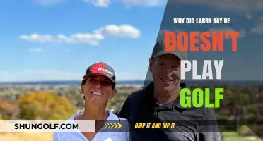 Larry's Golf Hiatus: Unraveling the Mystery Behind His Decision