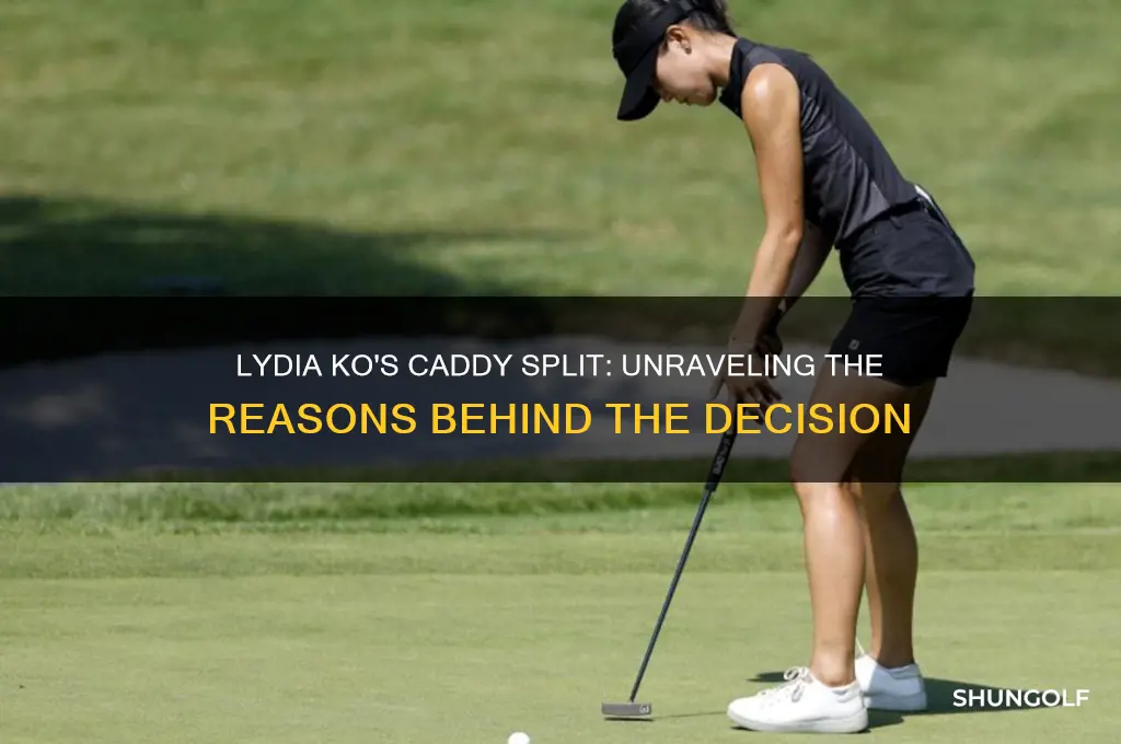why did lydia ko fire her golf caddy