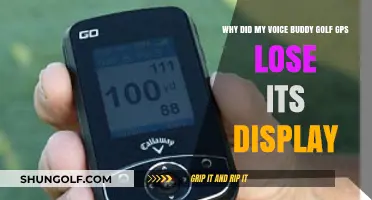 Voice Buddy Golf GPS Display Issues: Troubleshooting and Solutions