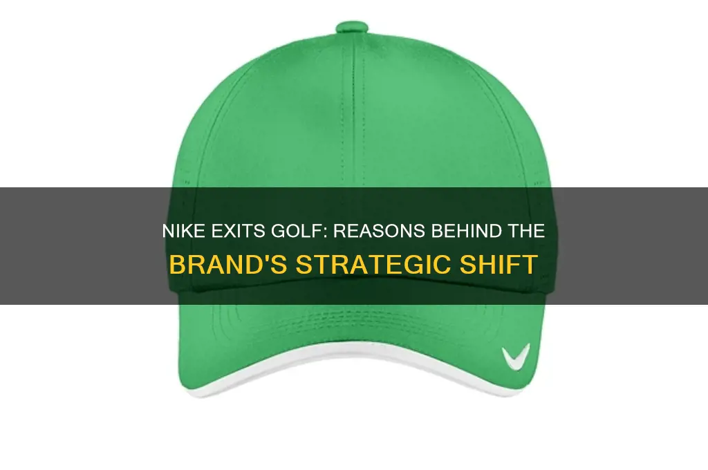 why did nike drop golf