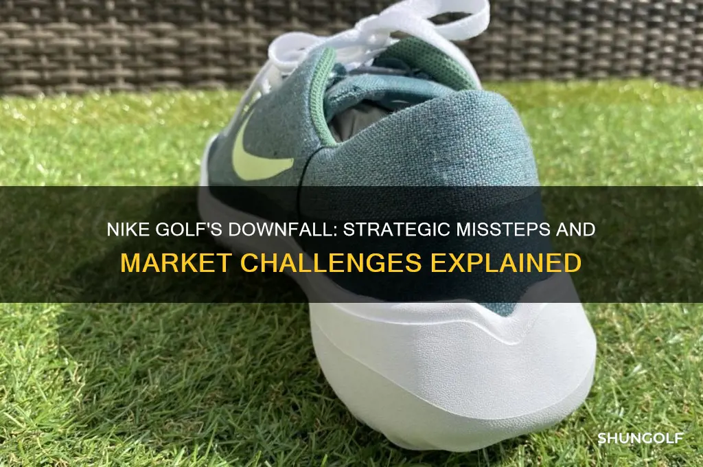 why did nike golf fail
