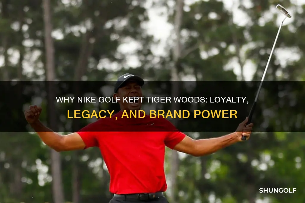 why did nike golf keep tiger