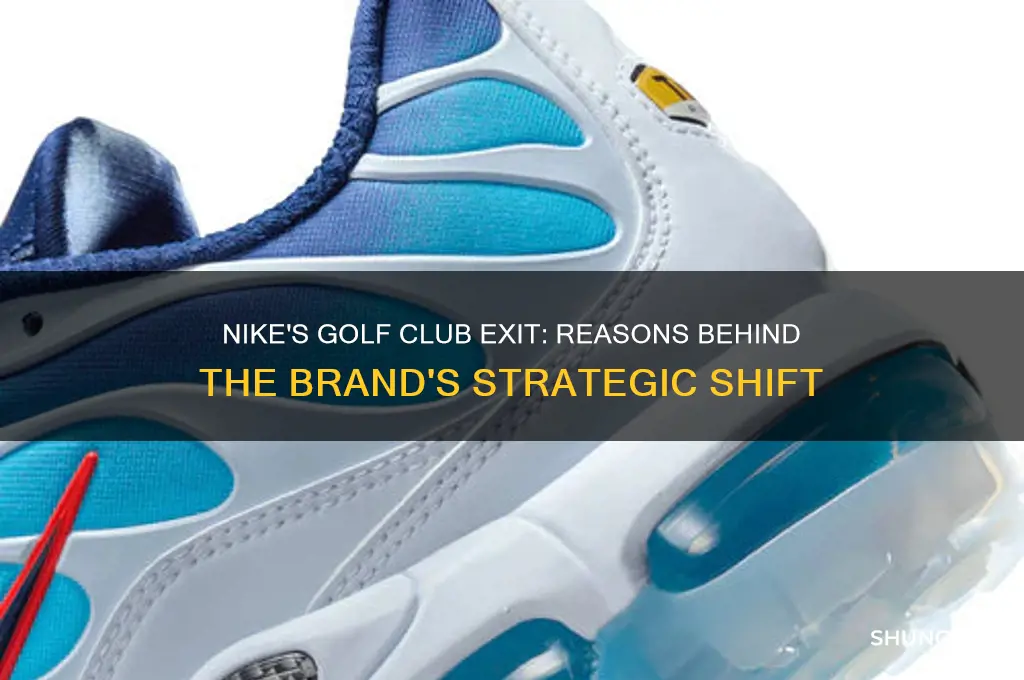 why did nike stop selling golf clubs