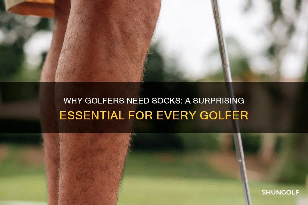 why did the golfer have to buy sock