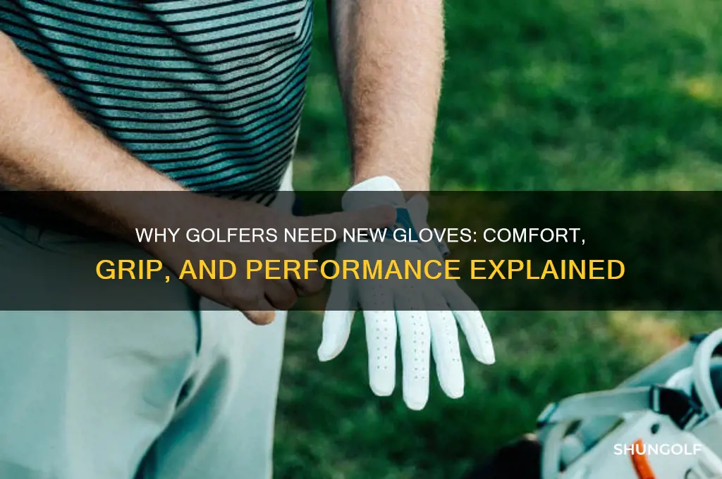 why did the golfer need a new glove