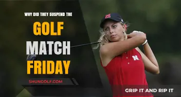 Why Friday's Golf Match Was Suspended: Unraveling the Unexpected Halt