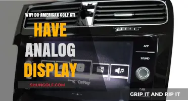 Why American Golf GTI Models Retain Analog Displays: A Deep Dive