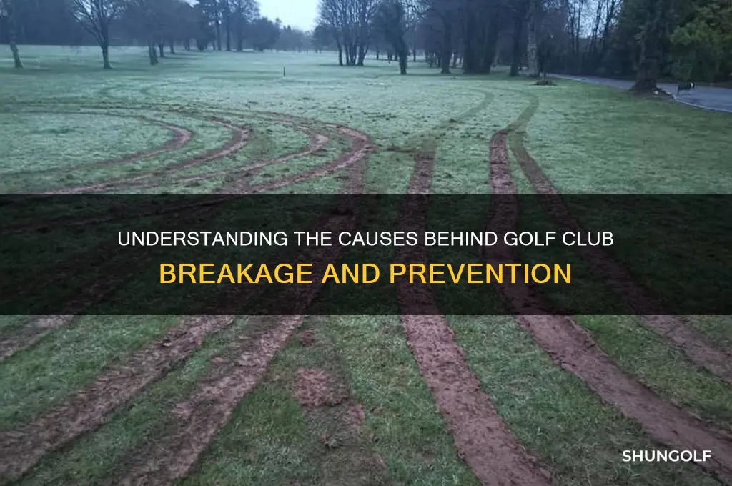 why do golf clubs break