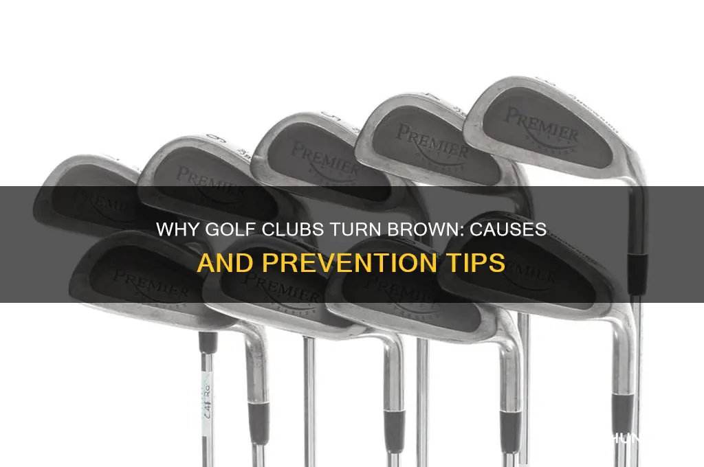 why do golf clubs brown