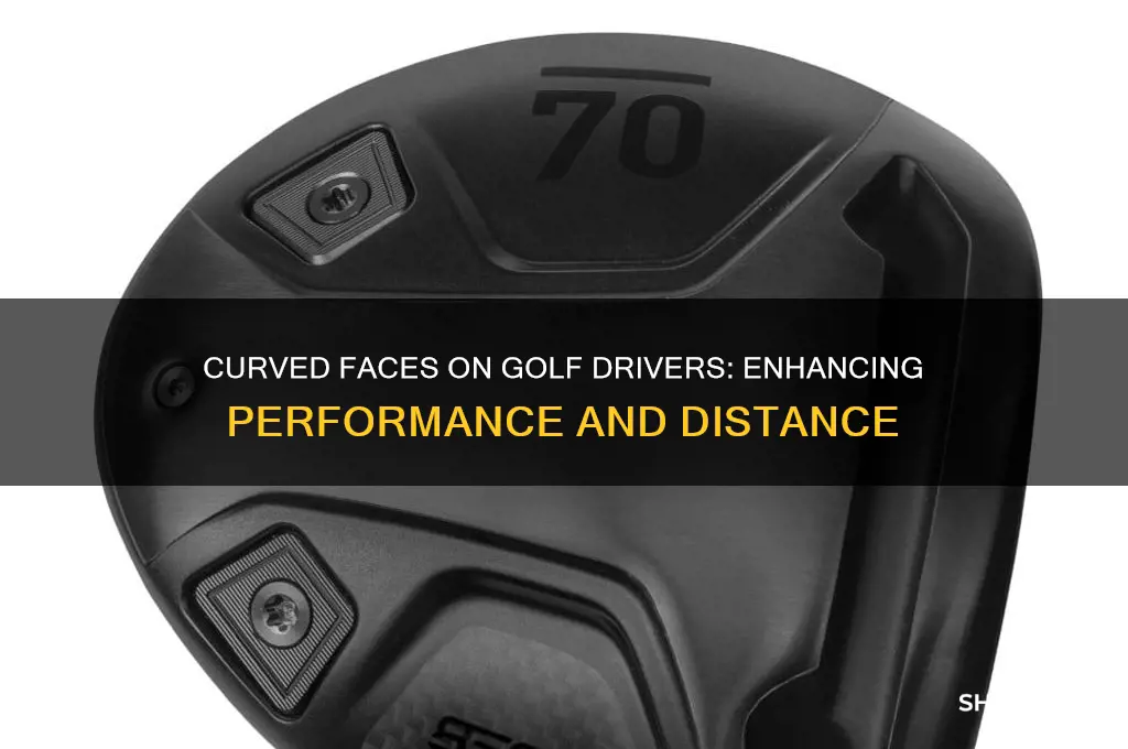 why do golf drivers have curved faces