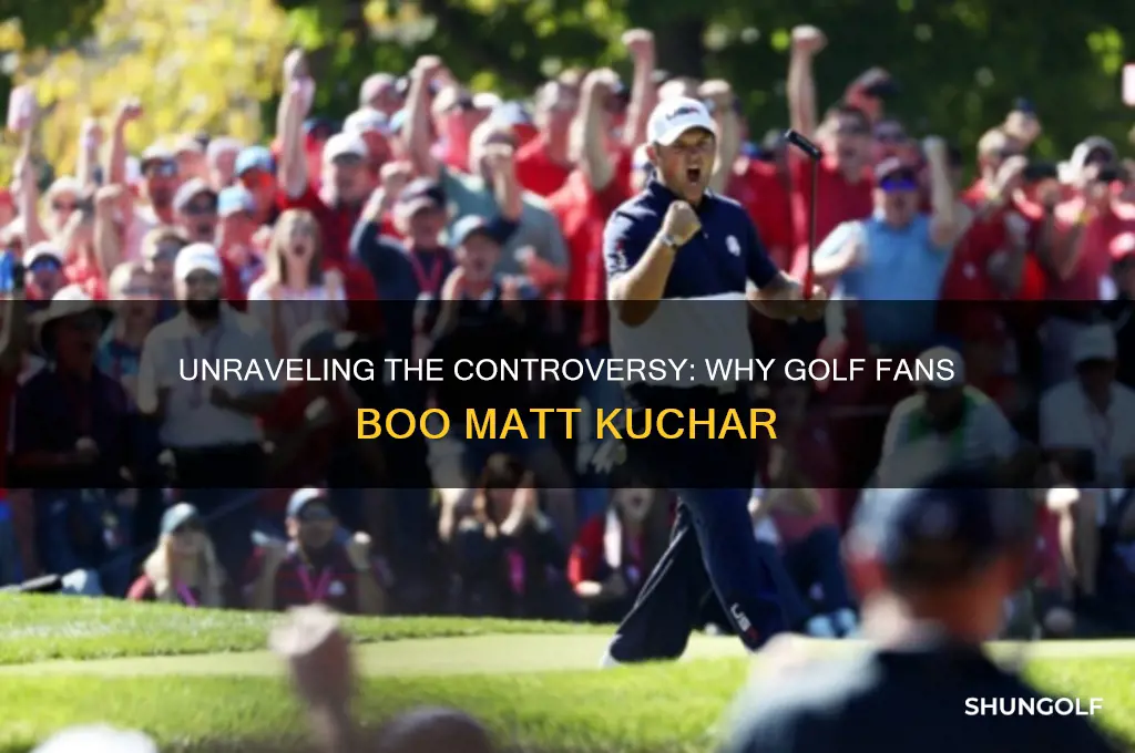 why do golf fans boo kuchar