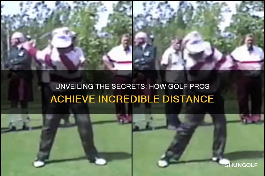 why do golf pros hit so far