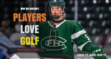 Hockey Stars and Golf Greens: Uncovering the Off-Ice Passion
