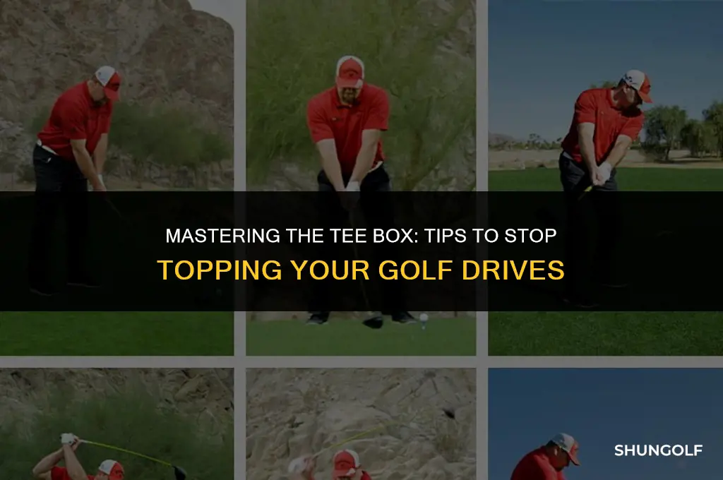 why do i always top driver golf