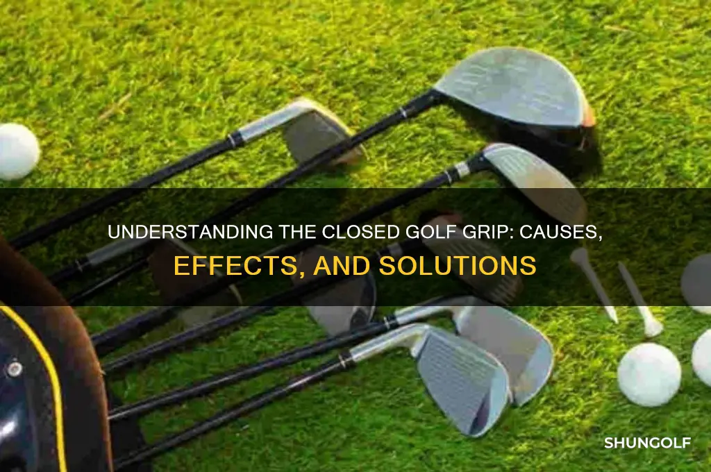 why do i grip the golf club closed