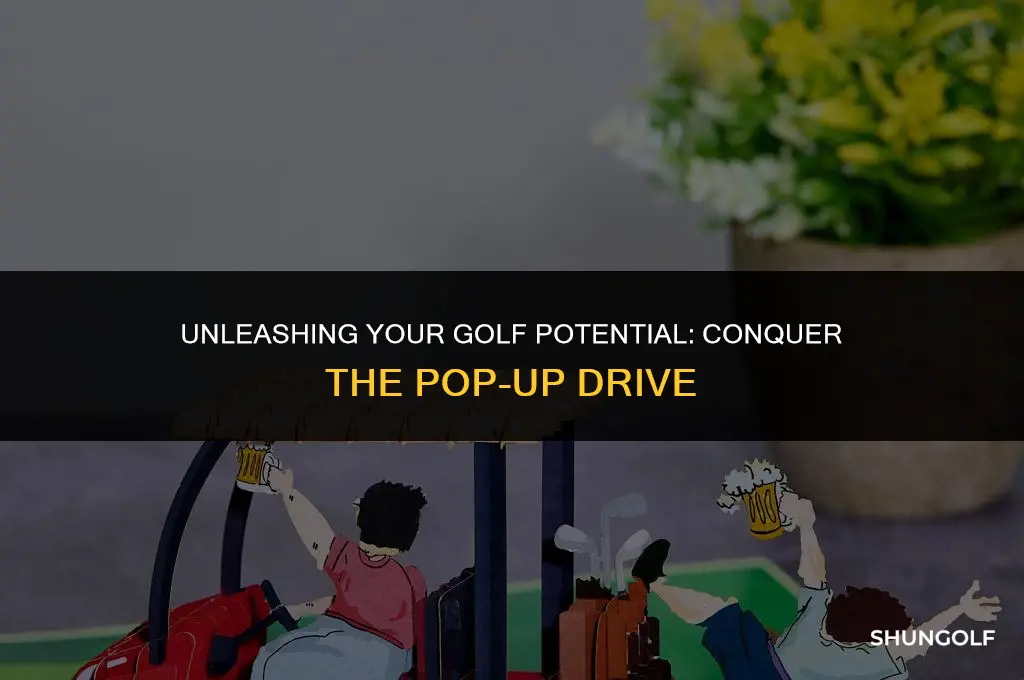 why do i keep popping up my drives in golf