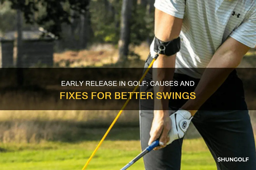 why do i release the golf club early