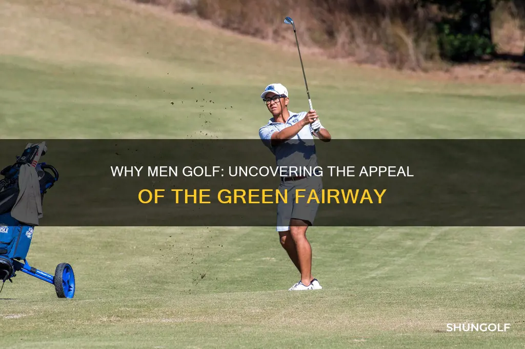 why do men golf