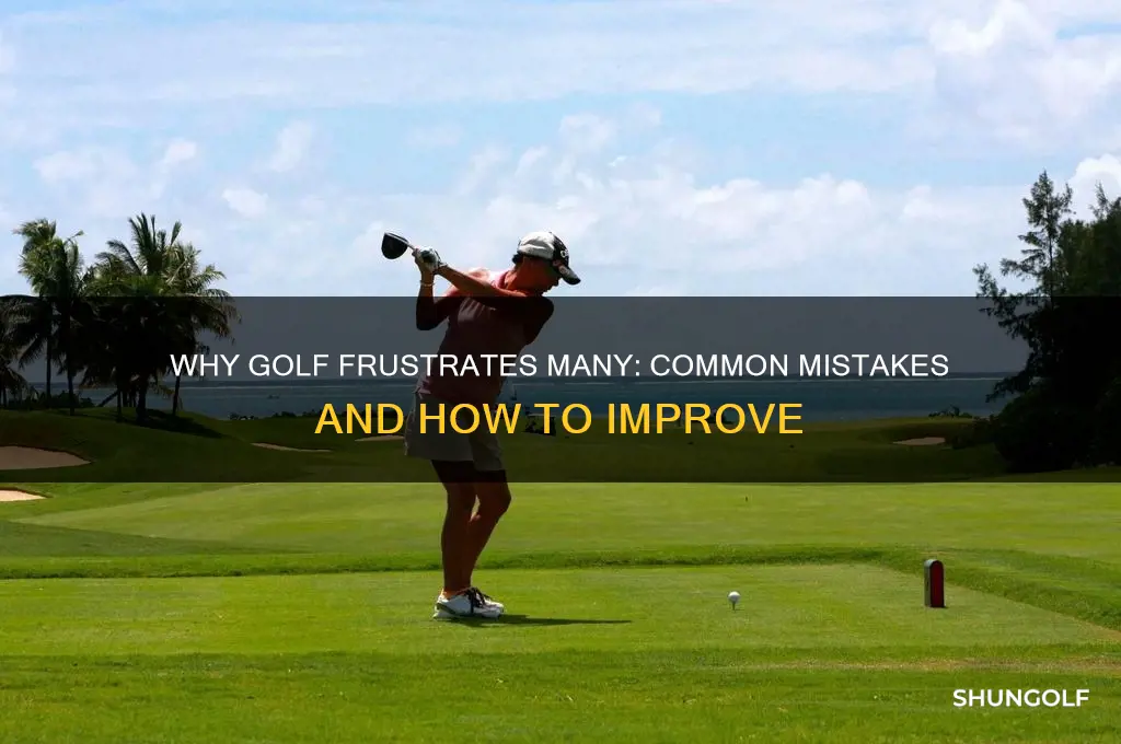 why do most people suck at golf