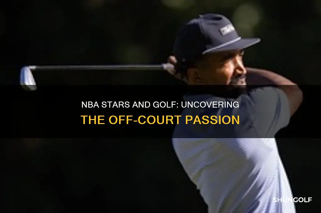 why do nba players like golf
