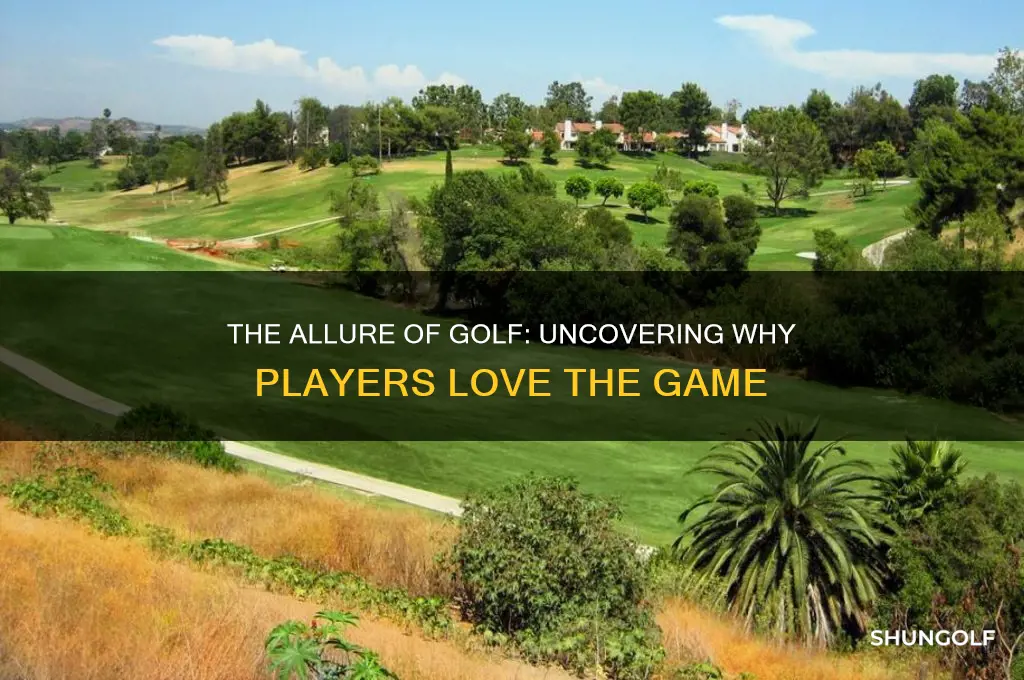 why do people enjoy golf