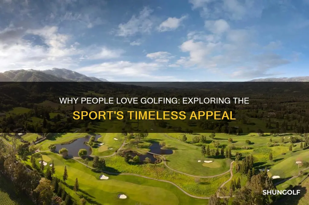 why do people go golfing
