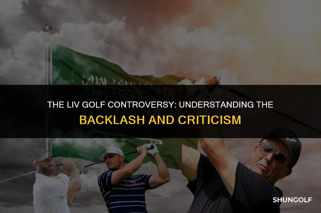 why do people hate liv golf